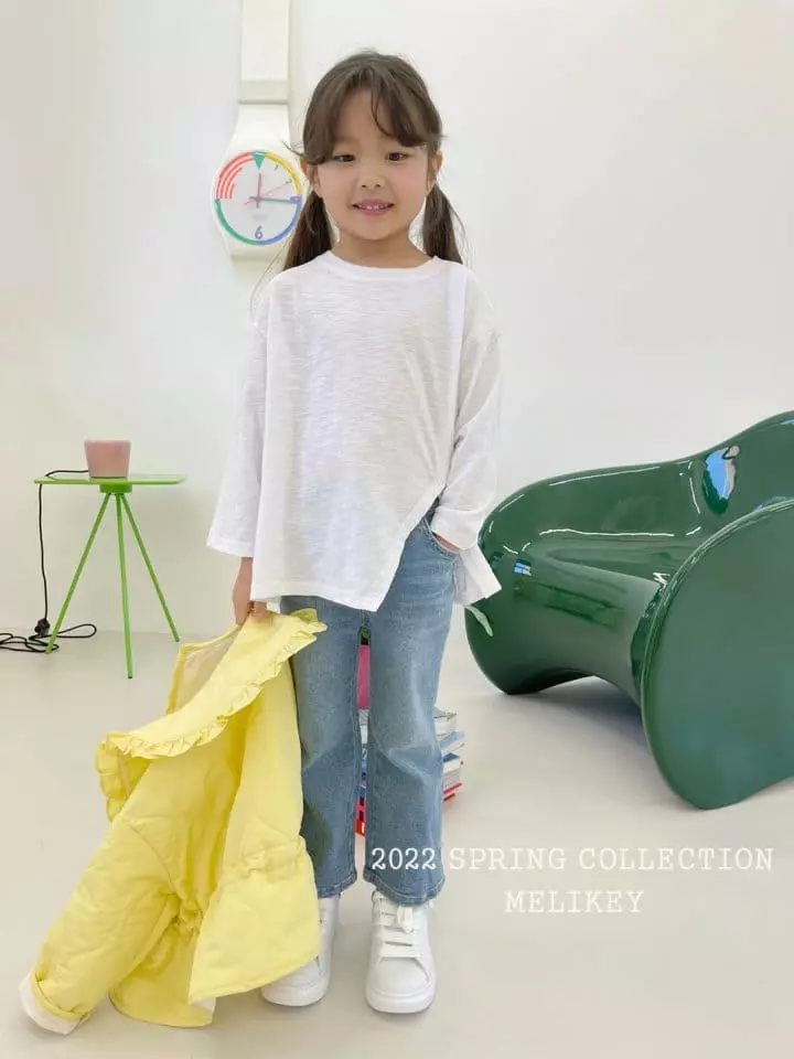 Melikey - Korean Children Fashion - #magicofchildhood - Slup Slit Tee - 3