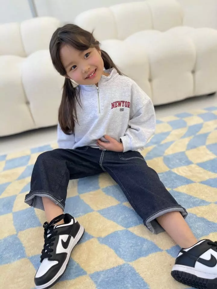 Melikey - Korean Children Fashion - #magicofchildhood - New York Zip-up Sweatshirt - 6