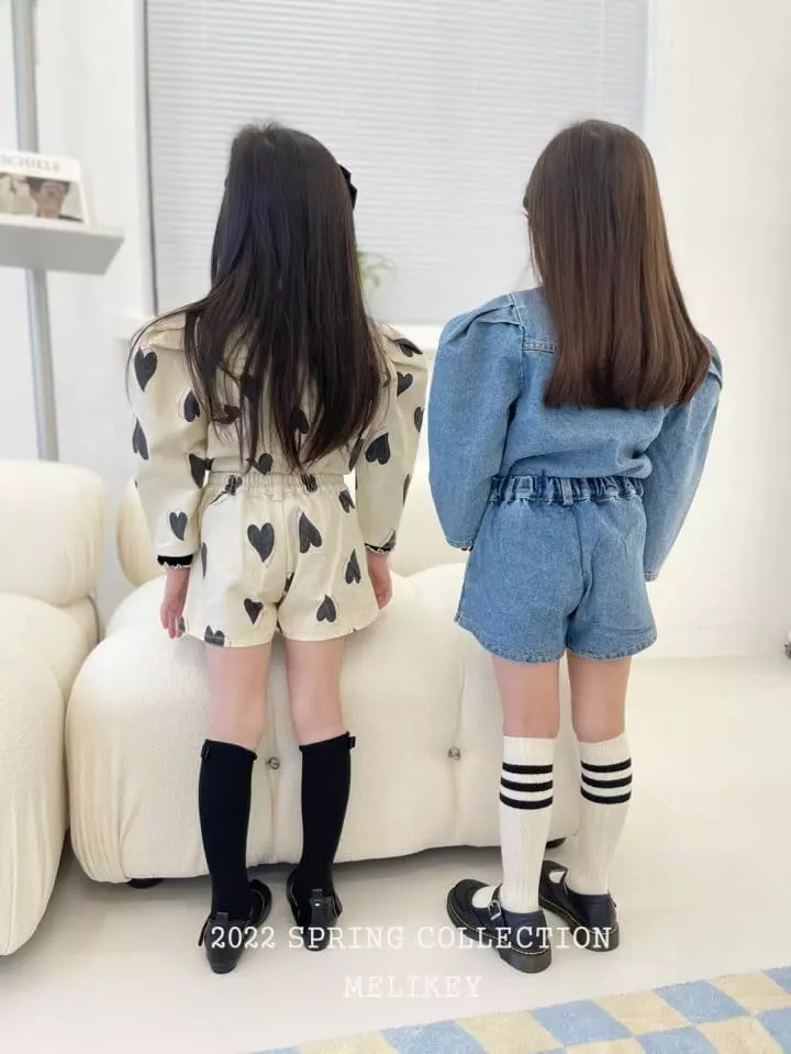 Melikey - Korean Children Fashion - #magicofchildhood - Puff Denim Jacket - 10