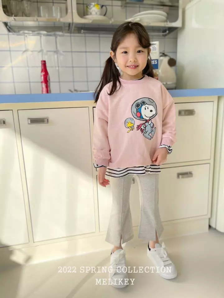 Melikey - Korean Children Fashion - #magicofchildhood - Slit Bootscut Pants - 9