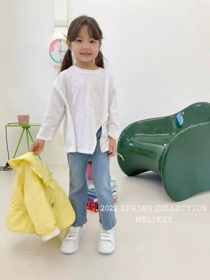 Melikey - Korean Children Fashion - #magicofchildhood - Slup Slit Tee - 4