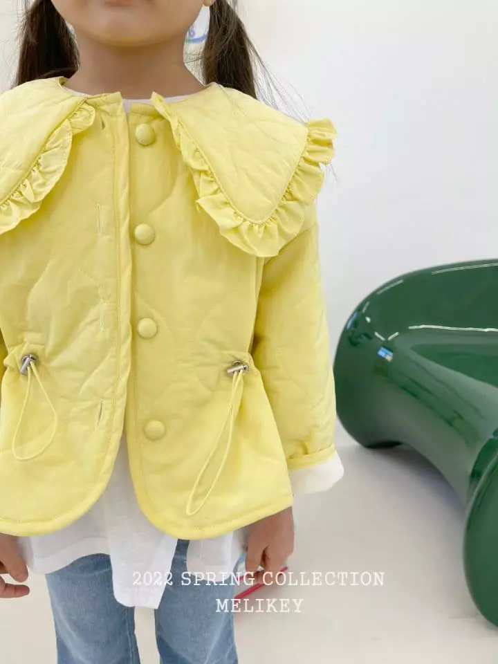 Melikey - Korean Children Fashion - #prettylittlegirls - Quilting Collar Jacket - 7