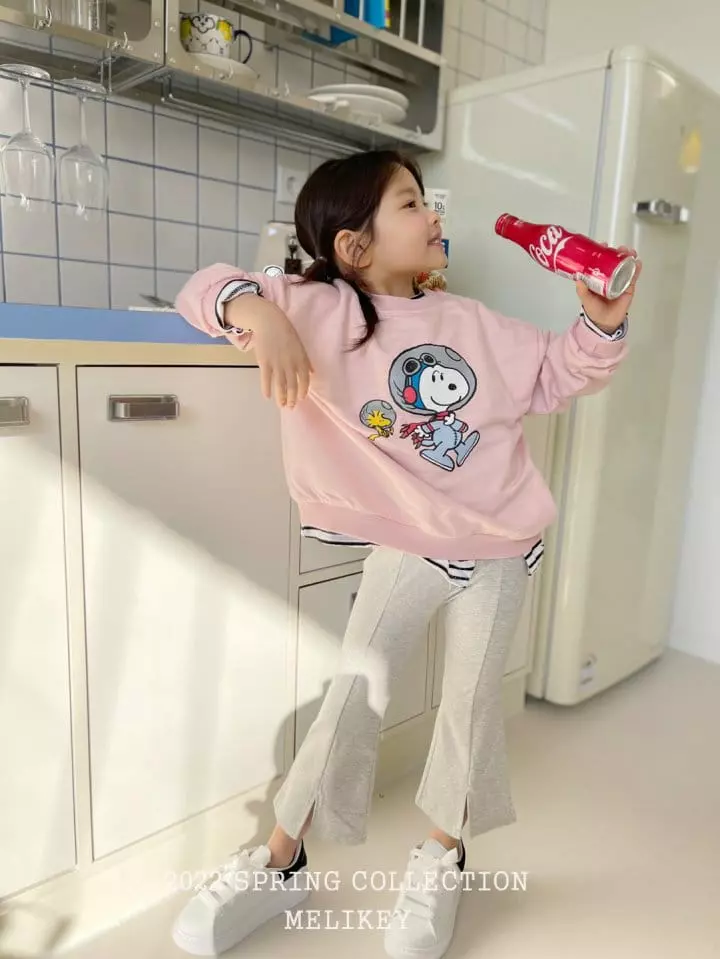 Melikey - Korean Children Fashion - #prettylittlegirls - Slit Bootscut Pants - 11