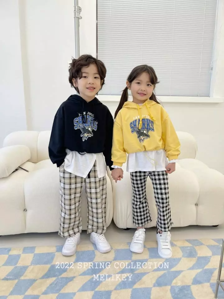 Melikey - Korean Children Fashion - #toddlerclothing - Shark Hoody  - 5