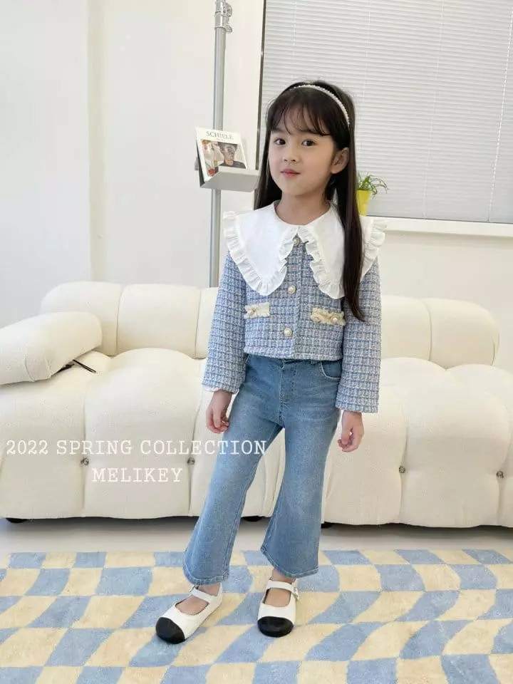 Melikey - Korean Children Fashion - #toddlerclothing - Twid Jacket - 12