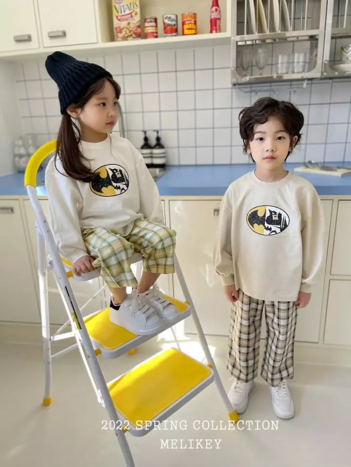 Melikey - Korean Children Fashion - #toddlerclothing - Check Pants - 11