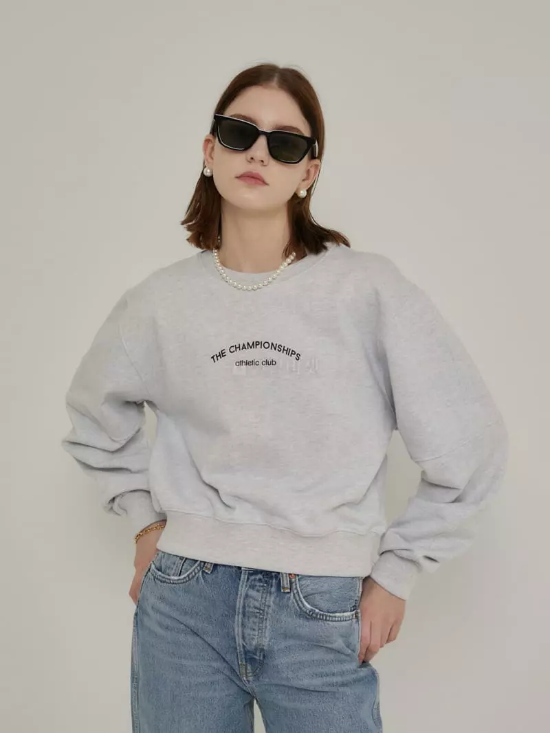 Mellor - Korean Women Fashion - #momslook - Tennis Sweatshirt - 3