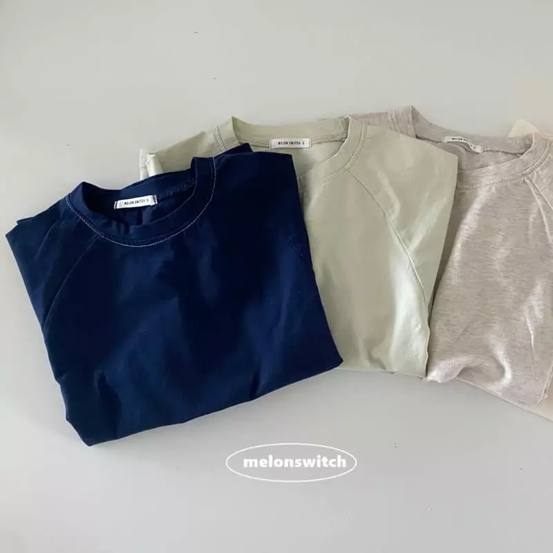 Melon Switch - Korean Children Fashion - #Kfashion4kids - Raglan Short Sleeves Tee - 10