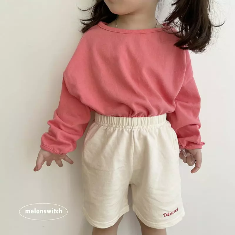 Melon Switch - Korean Children Fashion - #childofig - Milk Cream Piping Tee - 4