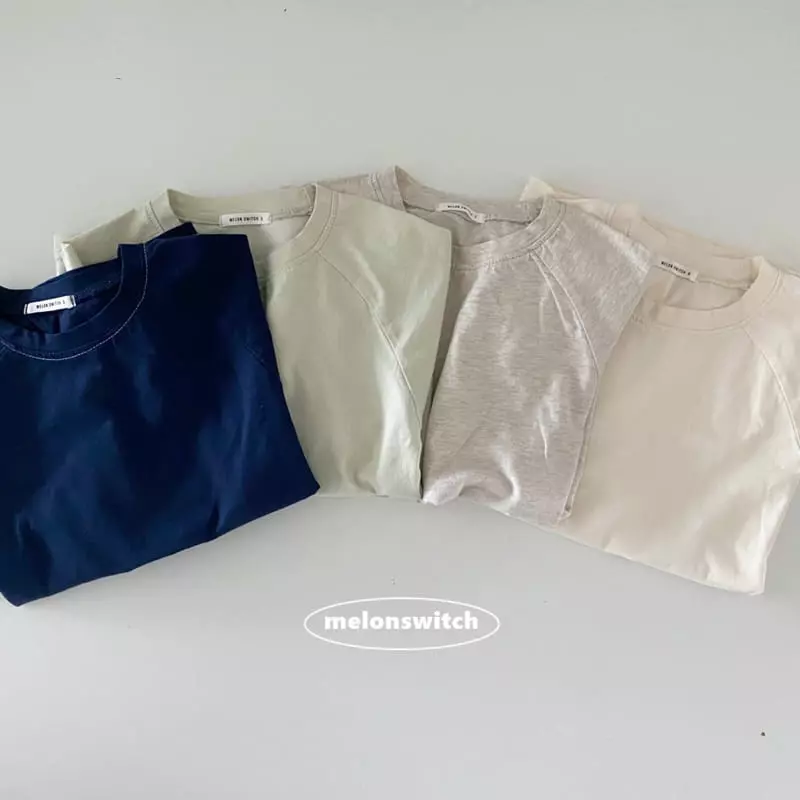 Melon Switch - Korean Children Fashion - #childofig - Raglan Short Sleeves Tee