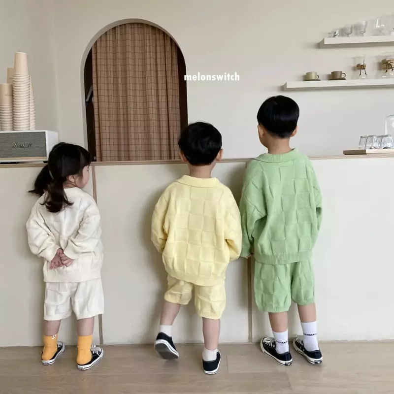 Melon Switch - Korean Children Fashion - #childofig - Bong Bong Knit Top Bottom Set