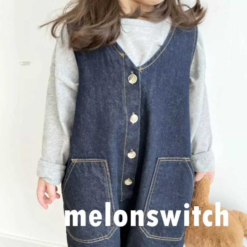 Melon Switch - Korean Children Fashion - #childofig - Tuff Denim Jumpsuit - 12
