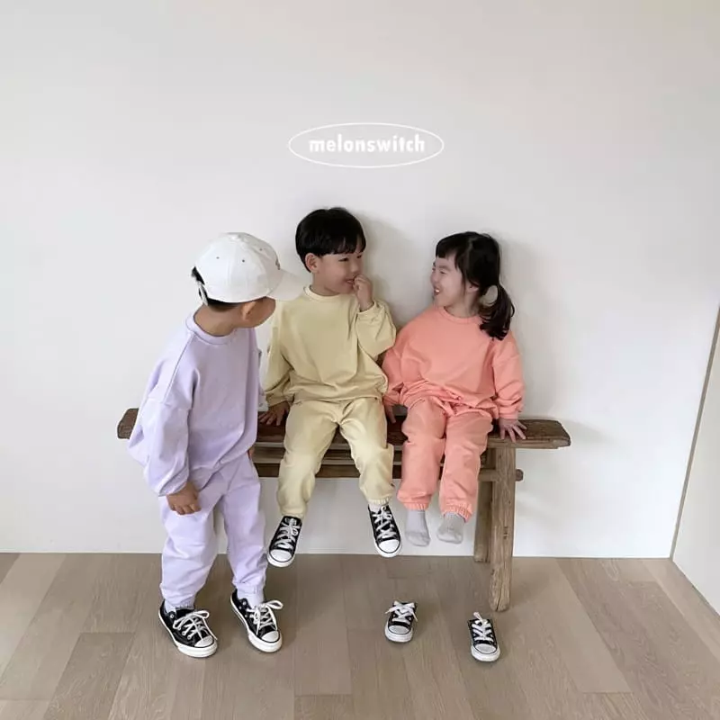 Melon Switch - Korean Children Fashion - #childofig - Simple Top Bottom Set - 10