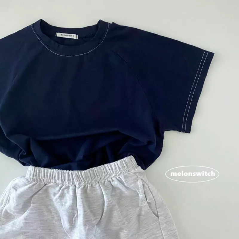 Melon Switch - Korean Children Fashion - #childrensboutique - Raglan Short Sleeves Tee - 3