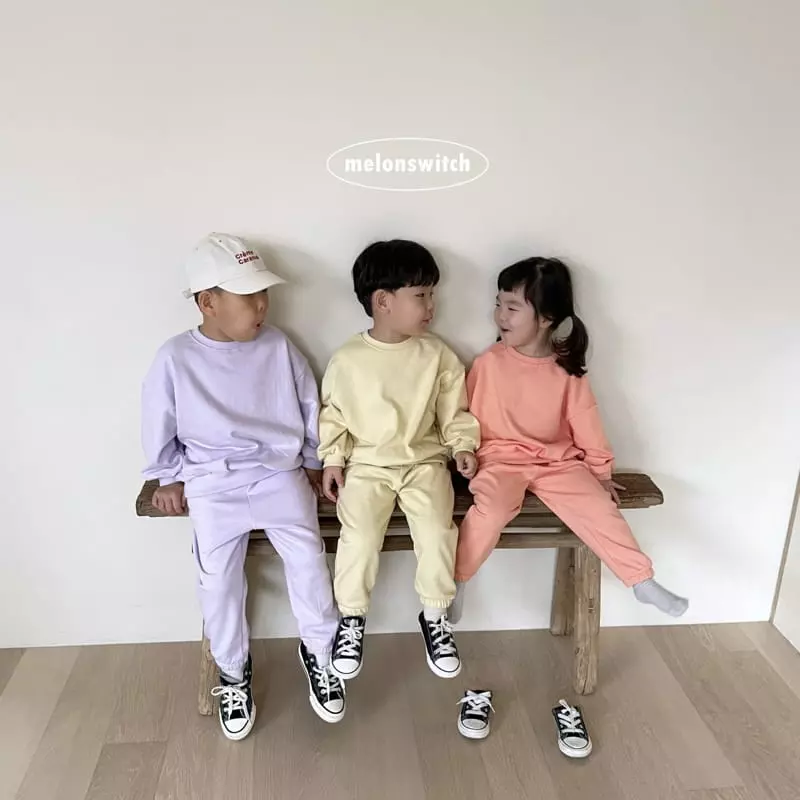 Melon Switch - Korean Children Fashion - #childrensboutique - Bear Top Bottom Set - 12