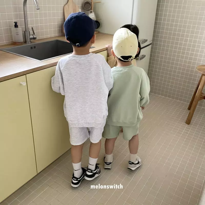 Melon Switch - Korean Children Fashion - #designkidswear - Raglan Top Bottom Set - 2