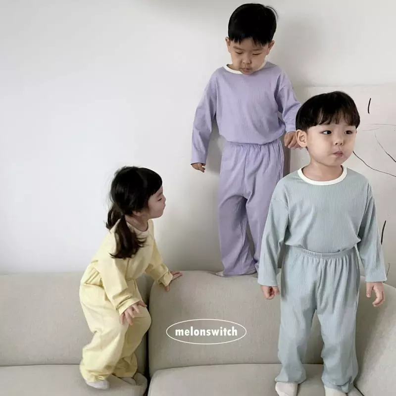 Melon Switch - Korean Children Fashion - #discoveringself - Melon Cheese Home Wear - 2