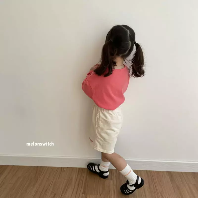 Melon Switch - Korean Children Fashion - #fashionkids - Milk Cream Piping Tee - 8