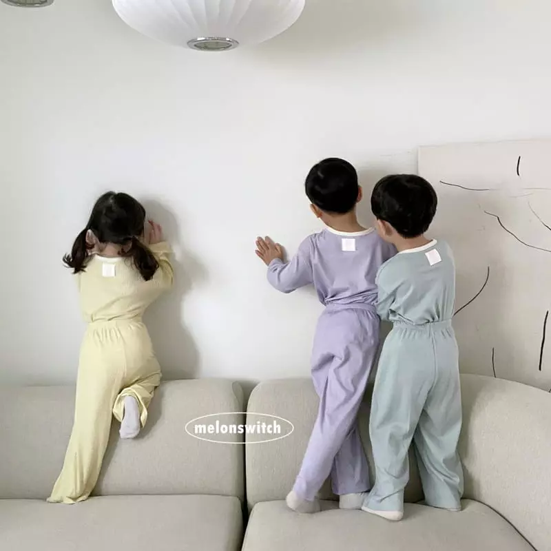 Melon Switch - Korean Children Fashion - #fashionkids - Melon Cheese Home Wear - 3