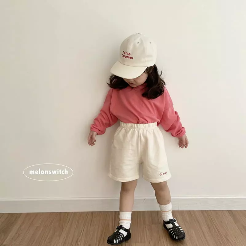 Melon Switch - Korean Children Fashion - #kidsshorts - Milk Cream Piping Tee - 9