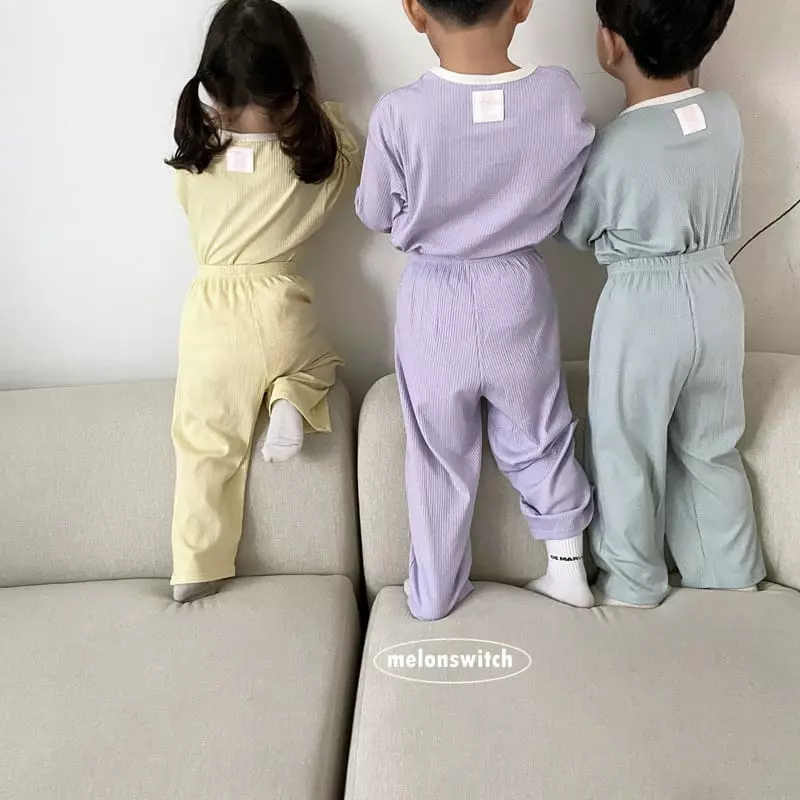 Melon Switch - Korean Children Fashion - #fashionkids - Melon Cheese Home Wear - 4