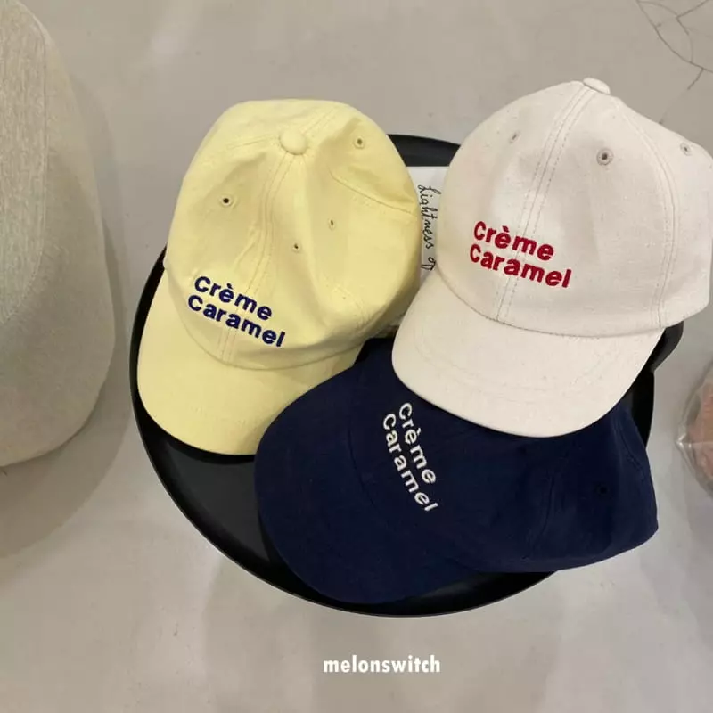 Melon Switch - Korean Children Fashion - #kidsshorts - Cream Caramel Cap - 4