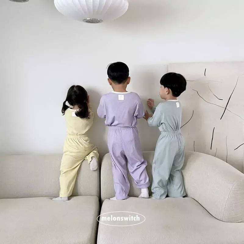Melon Switch - Korean Children Fashion - #kidsstore - Melon Cheese Home Wear - 5