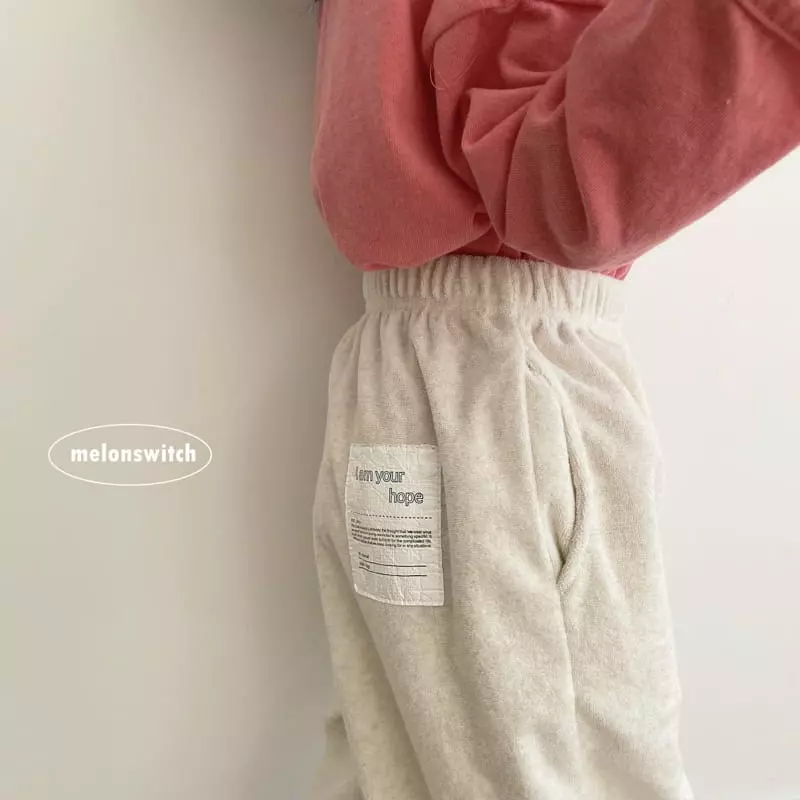 Melon Switch - Korean Children Fashion - #kidzfashiontrend - Terry Banding Pants