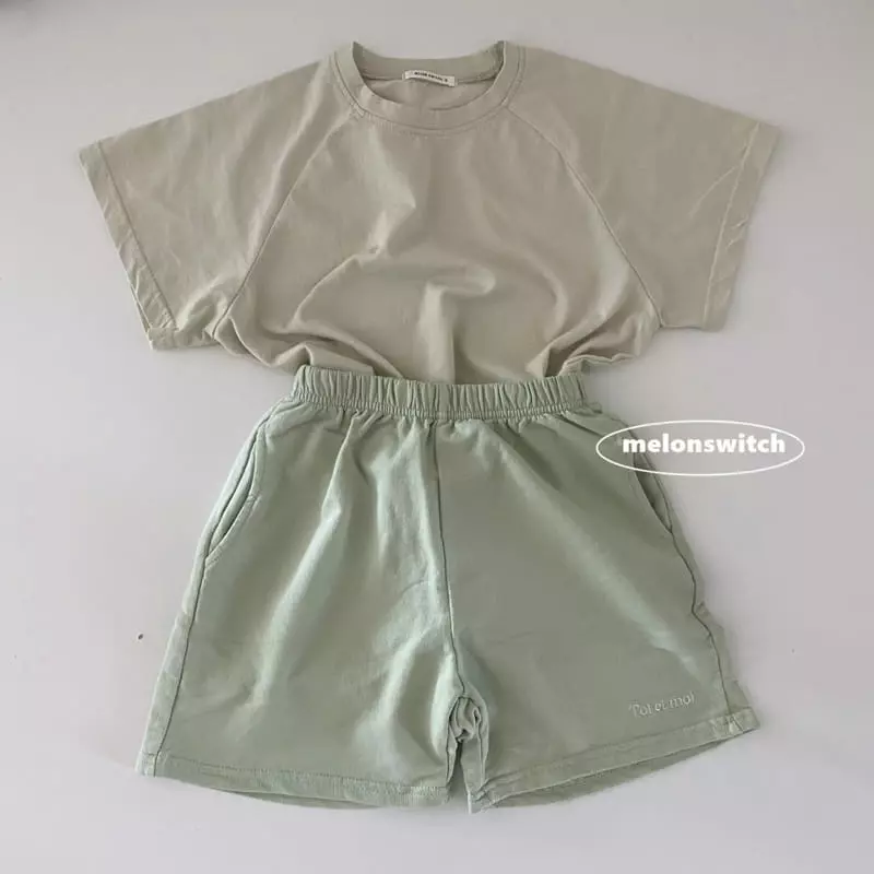 Melon Switch - Korean Children Fashion - #kidzfashiontrend - Raglan Short Sleeves Tee - 9