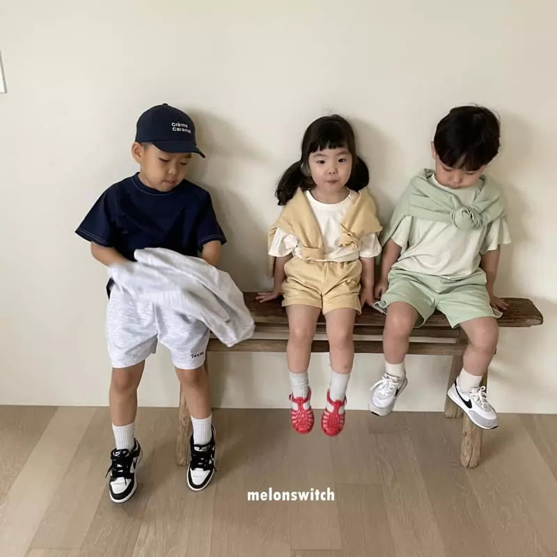 Melon Switch - Korean Children Fashion - #kidzfashiontrend - Raglan Top Bottom Set - 7