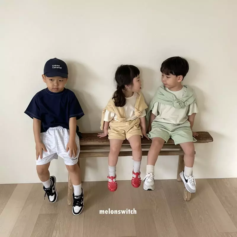 Melon Switch - Korean Children Fashion - #littlefashionista - Raglan Top Bottom Set - 9