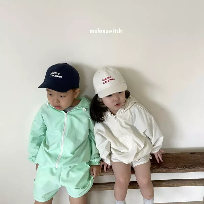 Melon Switch - Korean Children Fashion - #littlefashionista - Wind Top Bottom Set - 6