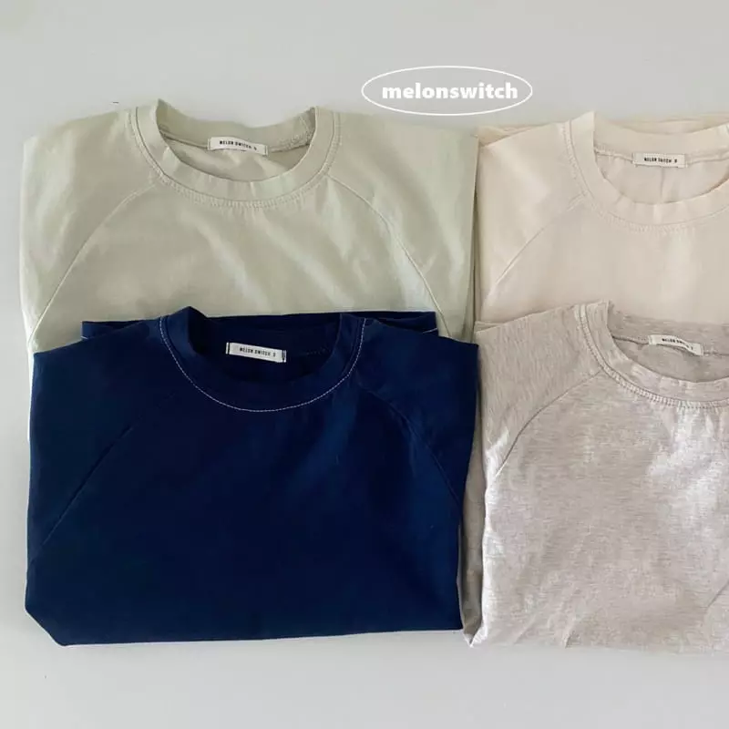 Melon Switch - Korean Children Fashion - #magicofchildhood - Raglan Short Sleeves Tee - 12