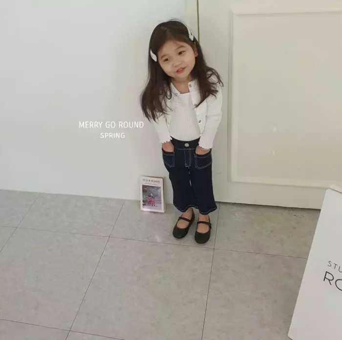 Merry Go Round - Korean Children Fashion - #Kfashion4kids - Sleeves Cardigan Set - 7