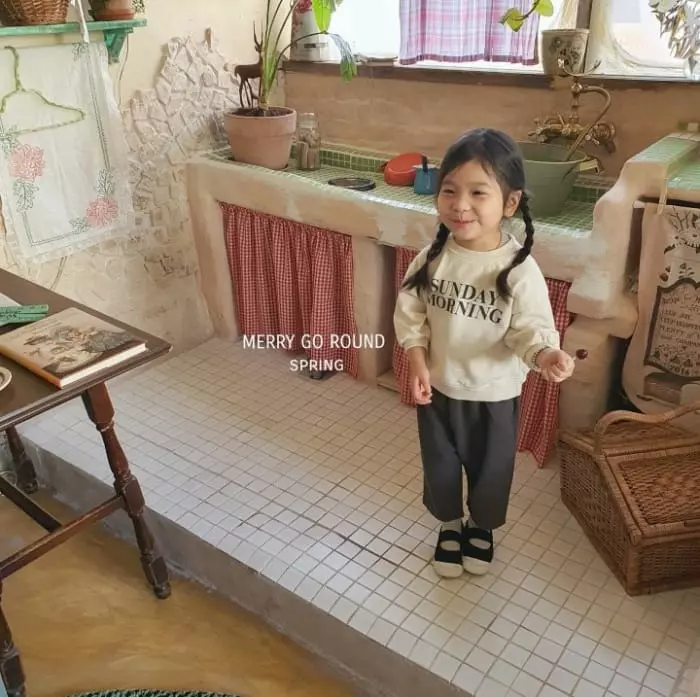 Merry Go Round - Korean Children Fashion - #Kfashion4kids - Sunday Morning Sweatshirt - 6