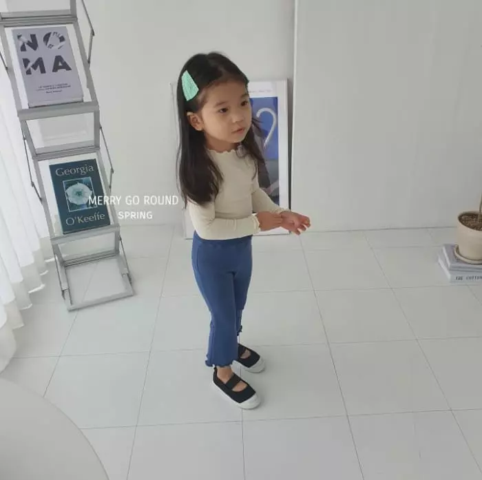 Merry Go Round - Korean Children Fashion - #Kfashion4kids - Rib Tery Tee - 11