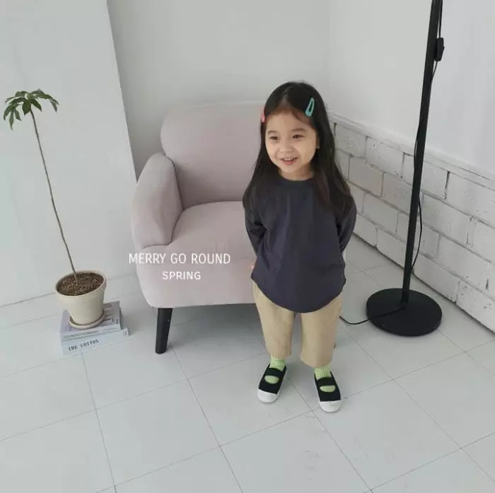 Merry Go Round - Korean Children Fashion - #childofig - Slap Box Long Tee - 10