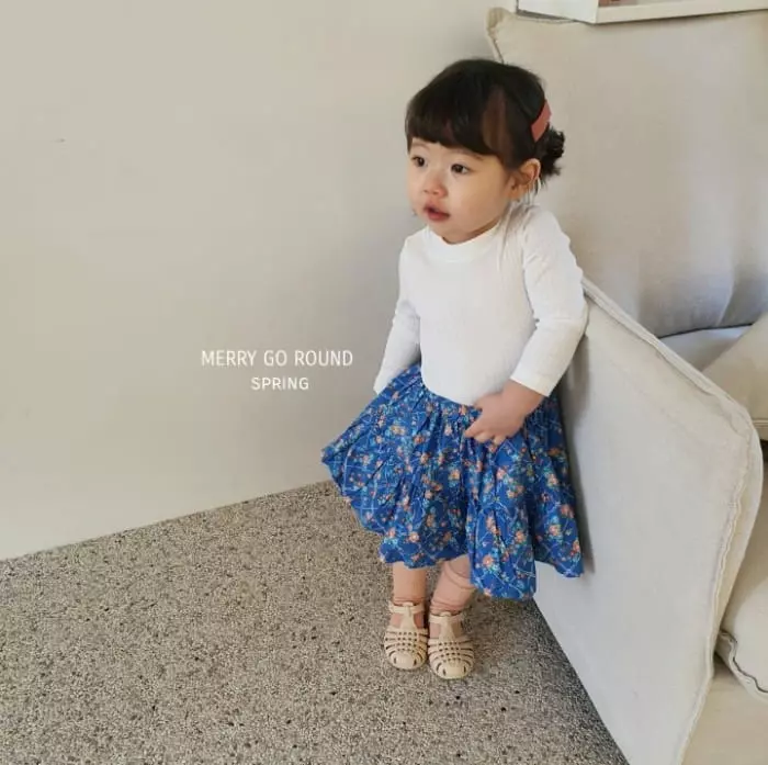 Merry Go Round - Korean Children Fashion - #childofig - Flower Skirt - 10