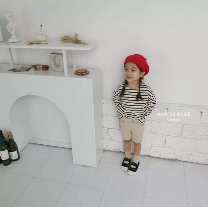 Merry Go Round - Korean Children Fashion - #childofig - Half PANts - 8