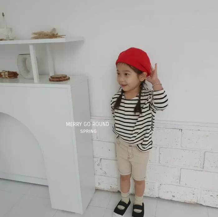 Merry Go Round - Korean Children Fashion - #childofig - Half PANts - 9