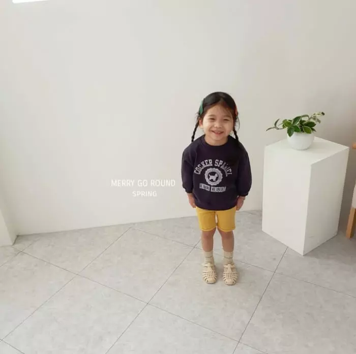Merry Go Round - Korean Children Fashion - #childofig - Cocker Spaniel Sweatshirt - 3
