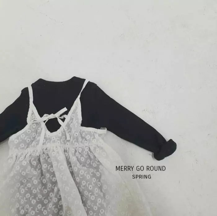 Merry Go Round - Korean Children Fashion - #childofig - Embroidery Sleeveless One-piece - 8