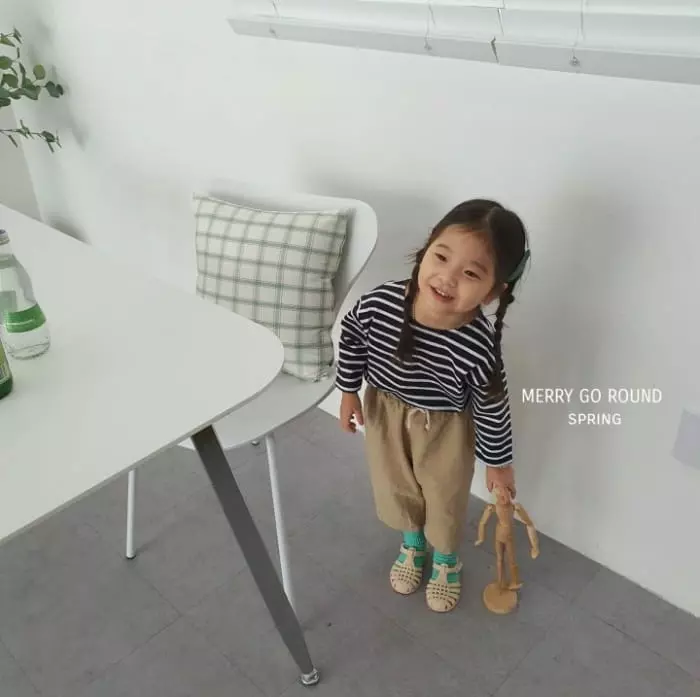 Merry Go Round - Korean Children Fashion - #childofig - Stripes Box Tee - 7