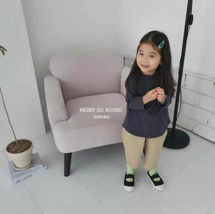 Merry Go Round - Korean Children Fashion - #childrensboutique - Slap Box Long Tee - 12