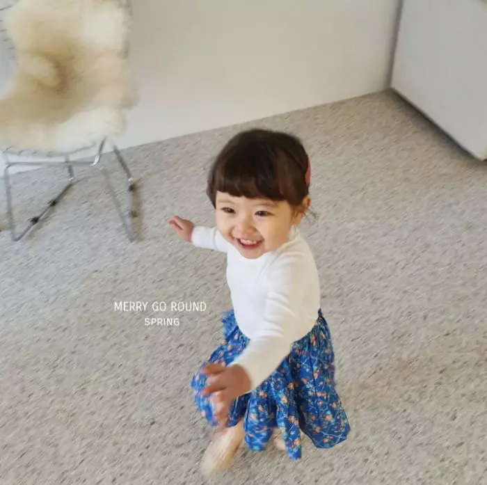 Merry Go Round - Korean Children Fashion - #designkidswear - Rib Tee - 8