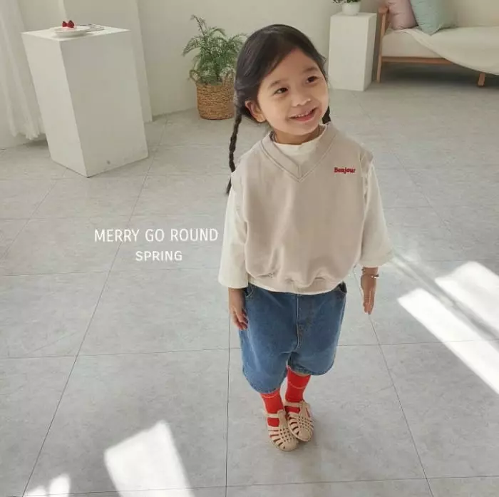 Merry Go Round - Korean Children Fashion - #designkidswear - Bonjour Vest - 2