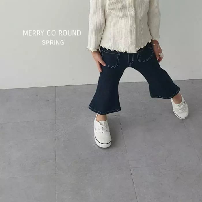 Merry Go Round - Korean Children Fashion - #designkidswear - Pocket Bootscut Pants - 2