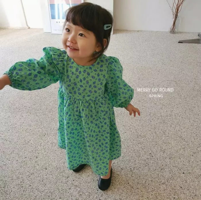 Merry Go Round - Korean Children Fashion - #designkidswear - Daisy One-piece