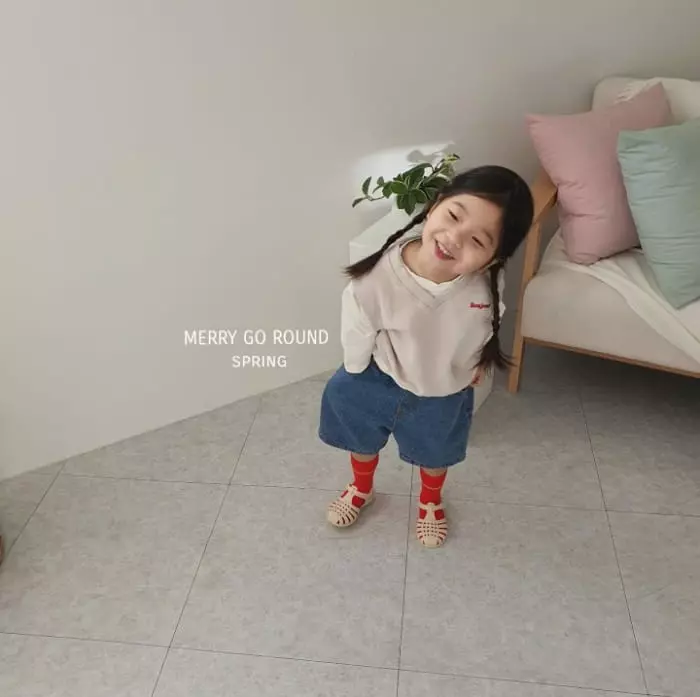 Merry Go Round - Korean Children Fashion - #discoveringself - Bonjour Vest - 3