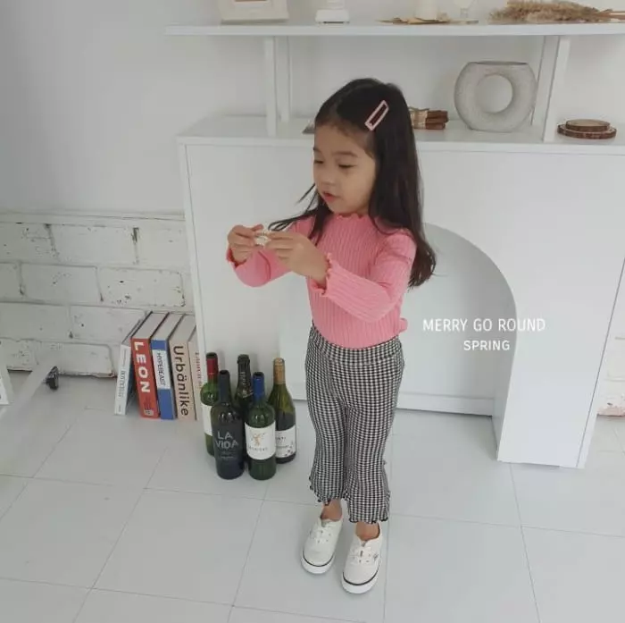 Merry Go Round - Korean Children Fashion - #discoveringself - Rib Tery Tee - 6